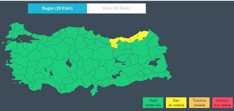 Son dakika... Kuvvetli yağış ve fırtına geliyor 4 il için sarı kodlu meteorolojik uyarı