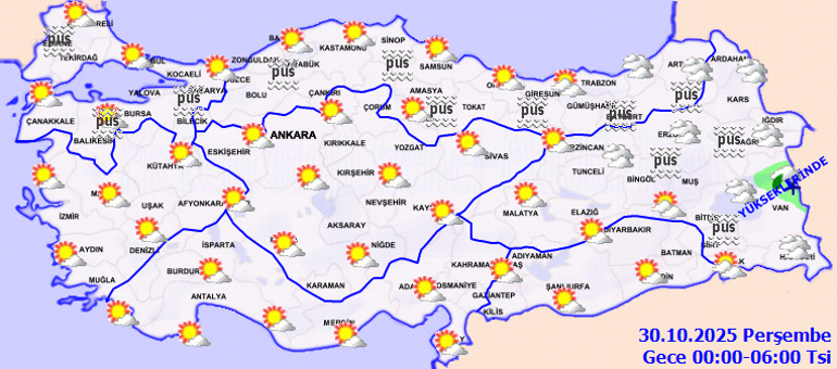 Son dakika hava durumu tahminleri il il | Bugün (30 Ekim) hava nasıl olacak, İstanbulda yağmur var mı Meteoroloji güzel haberi duyurdu: Sıcaklıklar artıyor