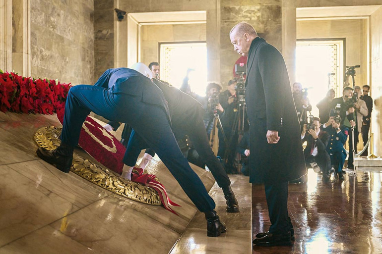 Devletin zirvesi Anıtkabir’de