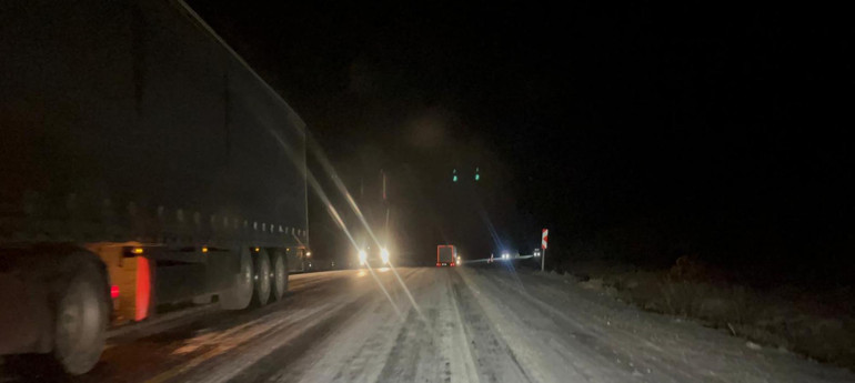Karayolları ekiplerinin Ilgar Geçidi'ndeki çalışması