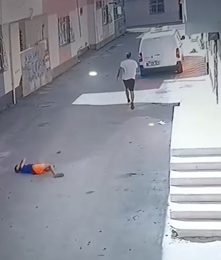 Güvenlik kamerası görüntülerinden bir kare