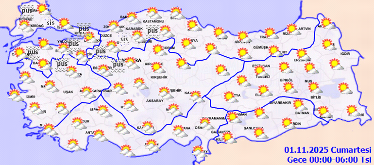 Hafta sonu hava durumu 1 Kasım 2025 tahminleri il il | Bugün (Cumartesi) hava nasıl olacak İstanbulda yağmur var mı Meteoroloji uzmanı açıkladı: Sıcaklıklar 25 dereceye kadar çıkacak