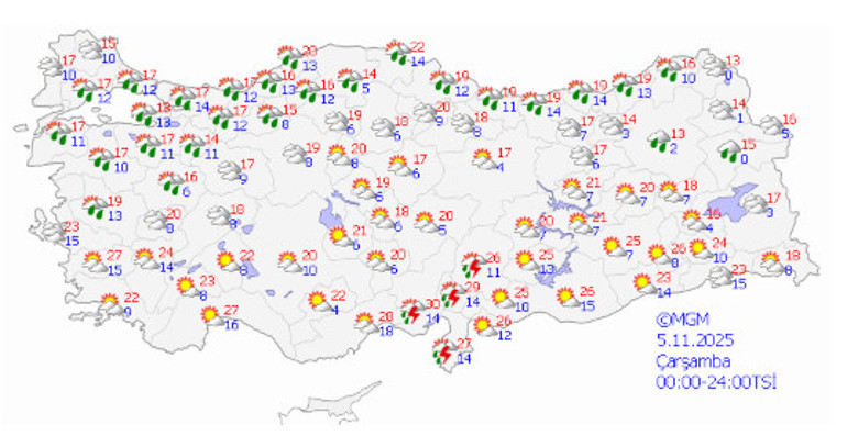 Kuvvetli sağanak yağış geliyor Meteoroloji tarih verdi: 30 ilde etkili olacak| İşte yağış beklenen iller