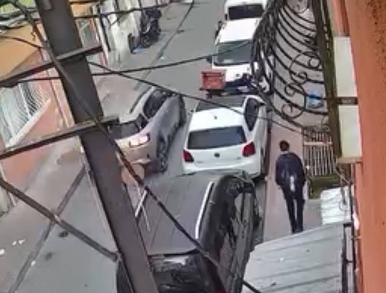 Olayın yaşandığı sokağın genel görünümü