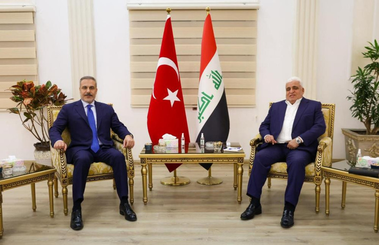 Dışişleri Bakanı Hakan Fidan, Iraklı yetkililerle görüştü