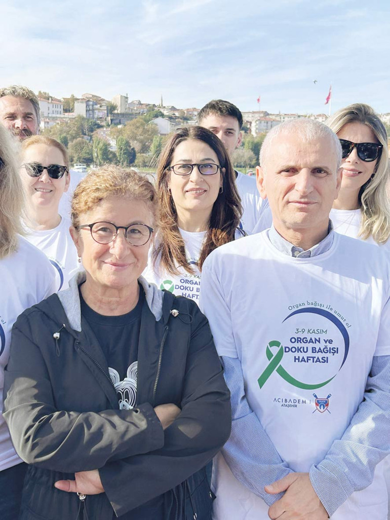 Organ bağışı için kürek çektiler