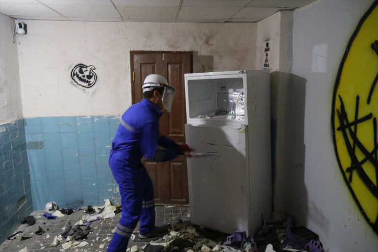 Eskişehir’de stres evine yoğun ilgi Streslerini eşya kırarak atıyorlar