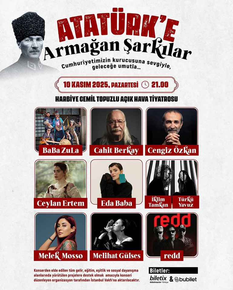 Atatürk’e armağan şarkılar