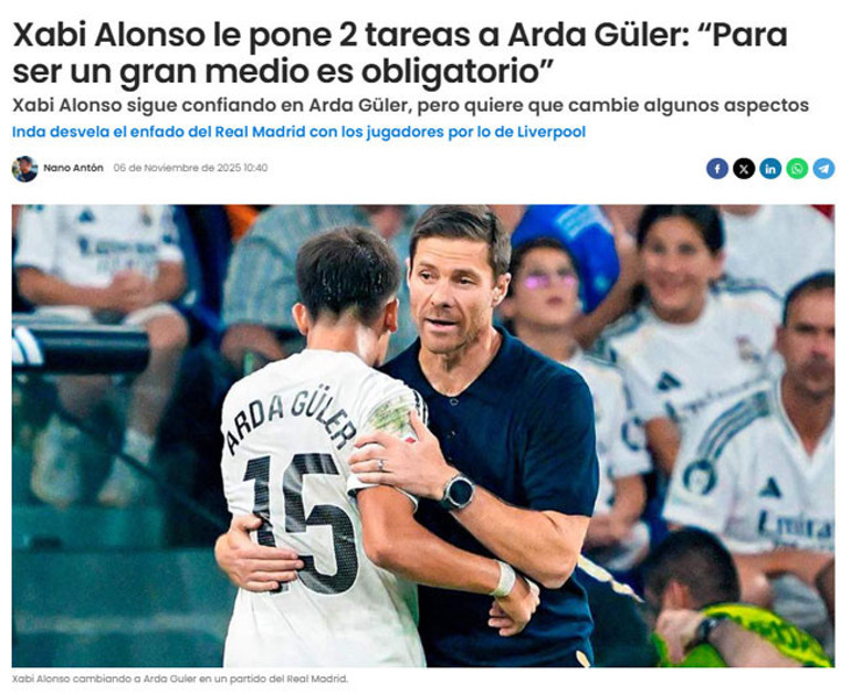 Xabi Alonso coaching Real Madrid