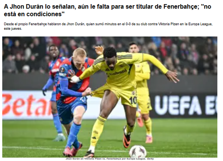 Fenerbahçenin Viktoria Plzen maçında beklediği penaltı dünya basınında Skandal