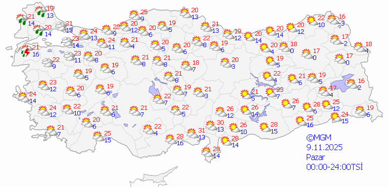 Hava durumu tahminleri il il 8 Kasım 2025 | Hafta sonu hava nasıl olacak Bugün İstanbulda yağmur var mı Meteoroloji Uzmanı açıkladı: Salı günü yağışlar başlıyor