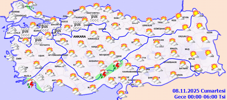 Hava durumu tahminleri il il 8 Kasım 2025 | Hafta sonu hava nasıl olacak Bugün İstanbulda yağmur var mı Meteoroloji Uzmanı açıkladı: Salı günü yağışlar başlıyor