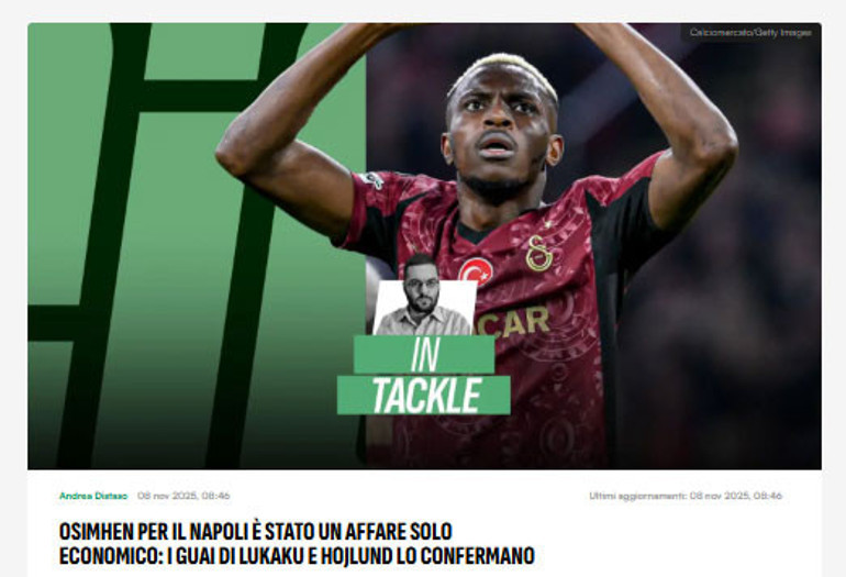 Osimhen gol sevincinde