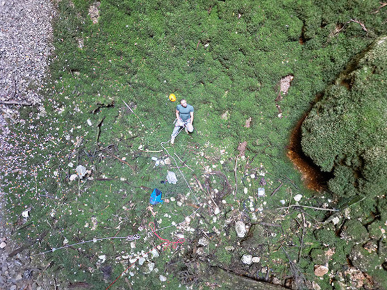 90 metrelik obruğa indi Girme, çıkamazsın dediler dinlemedi gördüklerine inanamadı: Hiç böyle bir şeyle karşılaşmadım