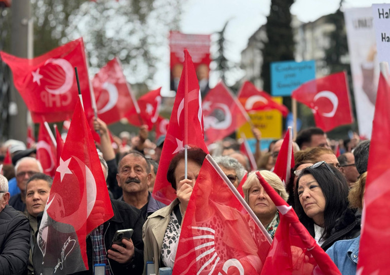 Özgür Özel Ordu mitinginde konuşuyor