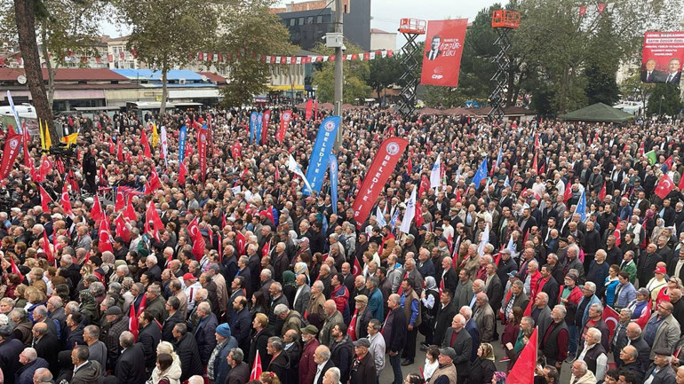 Ordu mitinginden bir kare