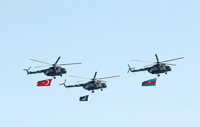 Cumhurbaşkanı Erdoğan Azerbaycan’da… Karabağ zaferi tarihe altın harflerle işlendi