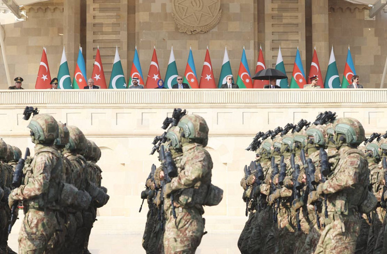 Cumhurbaşkanı Erdoğan Azerbaycan’da… Karabağ zaferi tarihe altın harflerle işlendi