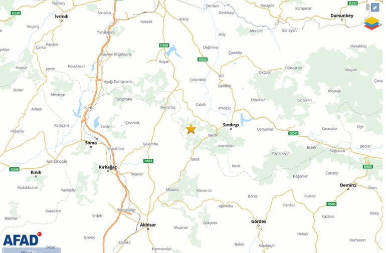 Balıkesir'de 4.5 büyüklüğünde deprem