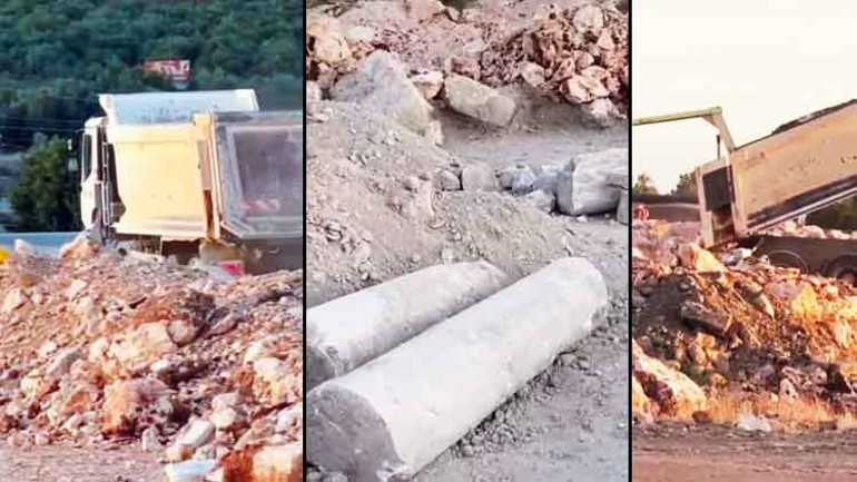 Roma dönemi eserleri talan ettiler