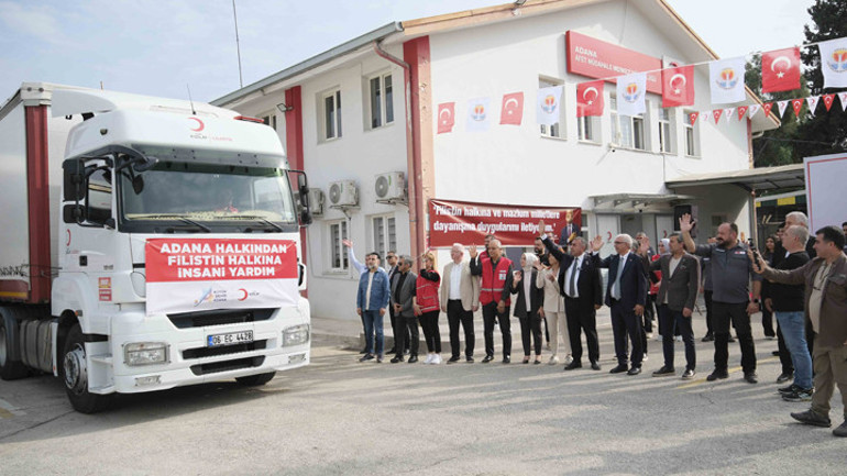 Adana’dan Gazze’ye insani yardım