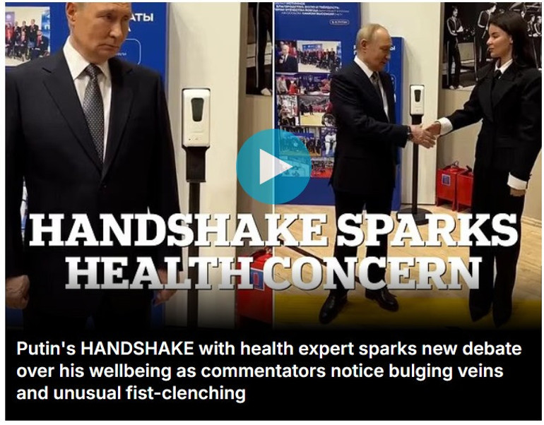 Fotoğrafı sosyal medyada paylaşıldı... Putinin sağlığı tartışma konusu oldu: Kremlinden yanıt gecikmedi