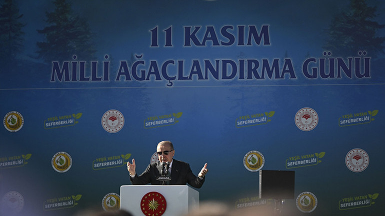 Cumhurbaşkanı Erdoğan: Ormanlarımız yaşam kaynağımız