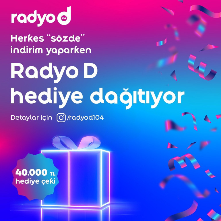 Radyo D’den Yıl Sonuna Kadar Hediyeye Doyuran Kampanya