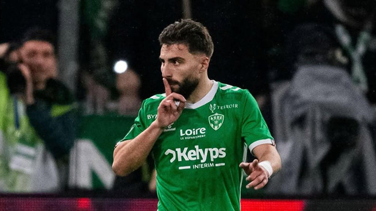 Zuriko Davitashvili - Saint Etienne formasıyla