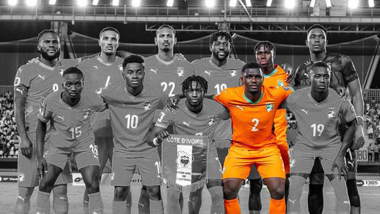 Fildişi Sahili formasını giyen genç stoper