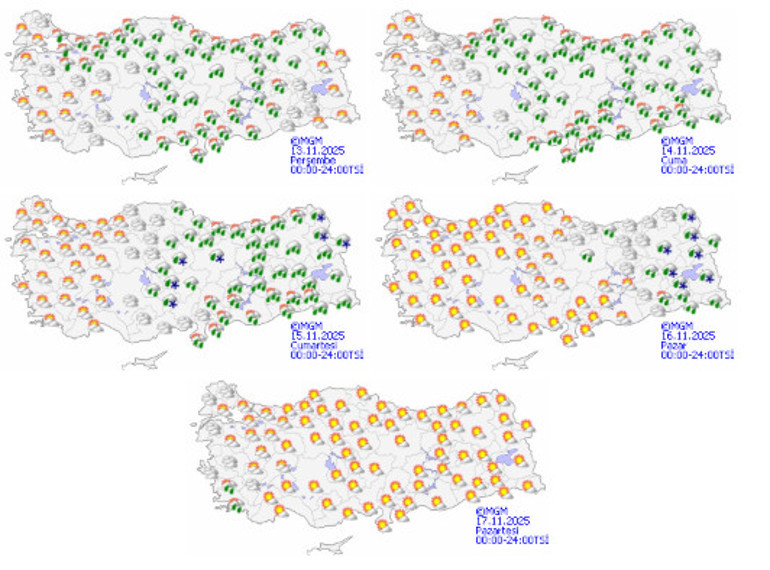  Kuvvetli olacak | İşte sağanak ve kar yağışı beklenen iller