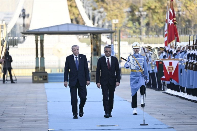 KKTC Cumhurbaşkanı Tufan Erhürman Beştepede
