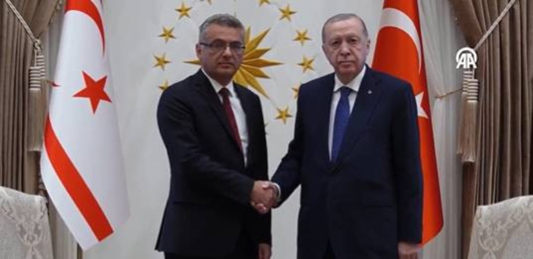 KKTC Cumhurbaşkanı Tufan Erhürman Beştepede