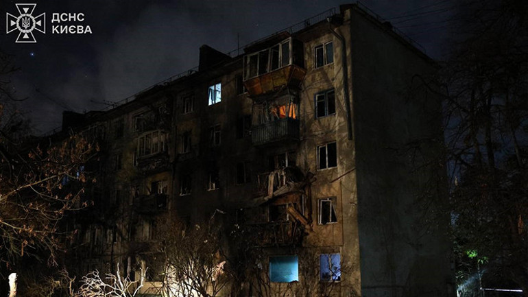 Rusyanın saldırısı Kievi alevler içinde bıraktı: Ukraynanın kalbinde bütün bölgeler vuruldu