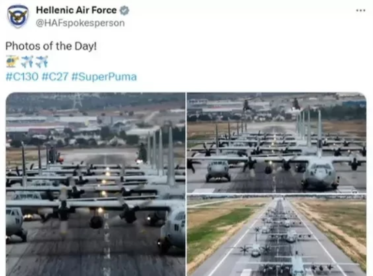 Yunanistan Hava Kuvvetleri C130 paylaşımı