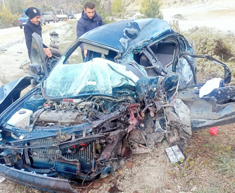 Kaza yerinden genel görünüm