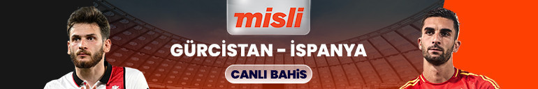 Gürcistan ve İspanya milli takımları maç öncesi