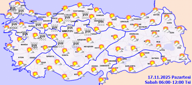 SON DAKİKA HAVA DURUMU UYARISI (GÜNCEL MGM HAVA RAPORU) | Yeni haftada hava nasıl olacak Bugün (17 Kasım) İstanbulda yağmur var mı Meteoroloji duyurdu: Kar yağışı geliyor