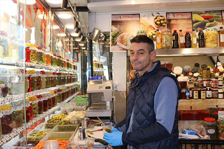 Eskişehir'de turşu dükkanları