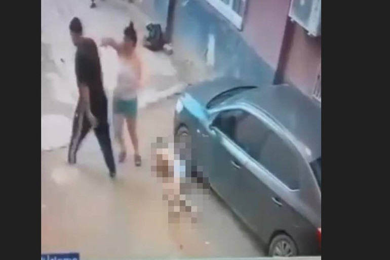 Yasak aşka evde suçüstü yaptı, kaçan adamı öldürdü | Cinayet anı kamerada