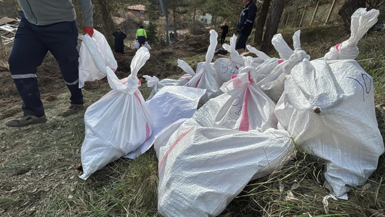 Tekke Barajı inşaat alanı ve çevresi