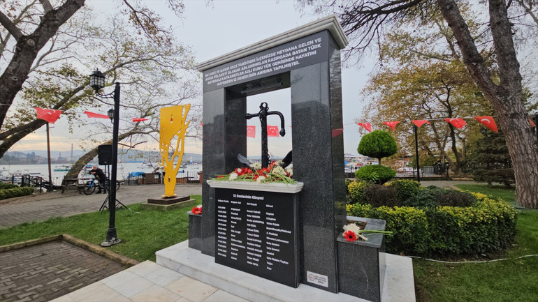 Kafkametler gemisi faciasında anıt açılışı