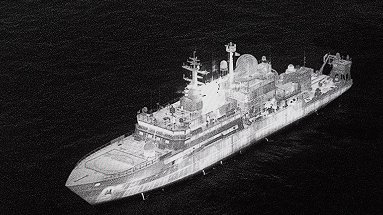 Rus casus gemisi İngiltere sularına girdi: Yantar ile Birleşik Krallık uçakları karşı karşıya geldi