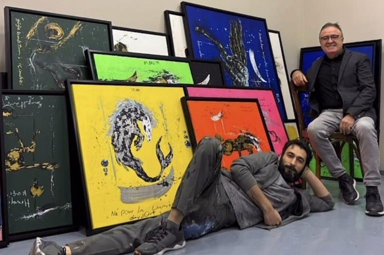 Tarihi hamamda bir sanat yolculuğu “Kain’at”