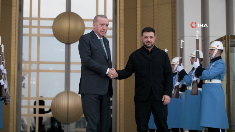 Son dakika... Cumhurbaşkanı Erdoğan, Ukrayna Devlet Başkanı Zelenski ile görüştü