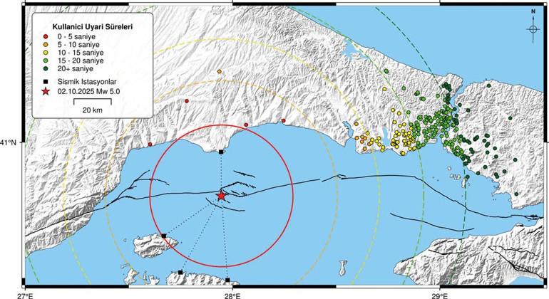 Marmara depreminde deniz uyaracak