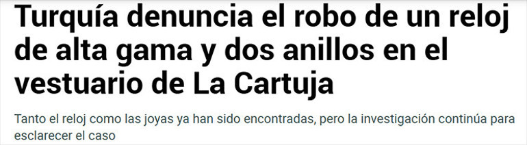 A Milli Takıma İspanyada hırsızlık şoku 1 kişi tutuklandı