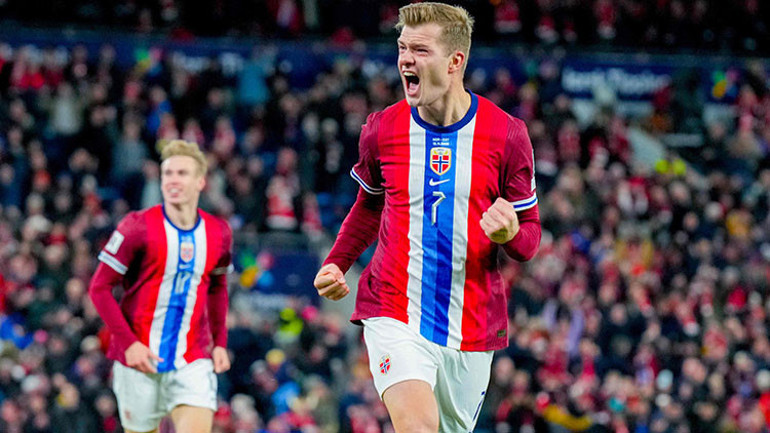 Sörloth gol sevinci