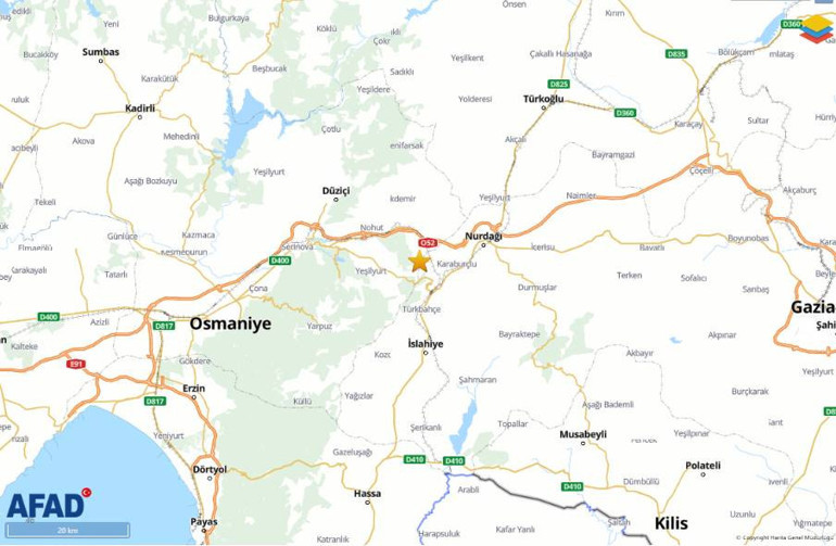 Son dakika: Osmaniyede 4.4lük deprem