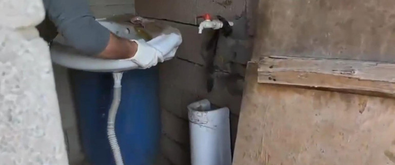 Lavabo musluğu ile dev vurgun Yerin altındaki düzenek ortaya çıkarıldı